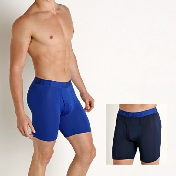 Under Armour 2 Pack BoxerJock 6-in Royal Blue Men's 1330637 400 - Picture 4 of 7